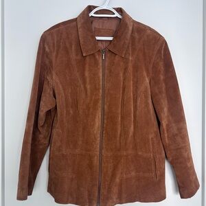Jessica Brown Suede Jacket